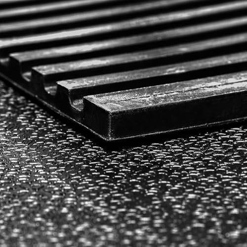 MSI Heavy Duty 42in. x 72in. Black Rubber Horse Stall Flooring Mat - size: 42"L x 42"W x 0.8"Th