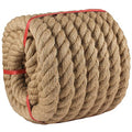 Manila Rope 1.5in x 50ft,Natural Thick Rope,Large Decorative Hemp Ropes Great for Gardening,Railings,Hammock Nautical - size: 1-1/2in, style: 50FT