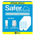 Safer Home Flying Insect Trap Official Refills | 6 Glue Card Refills for Plug-In Fruit Fly, Moth & Gnat Trap, Fruit Fly Killer, 24/7 Catch, SH506 - size: 6 Safer Home Glue Cards