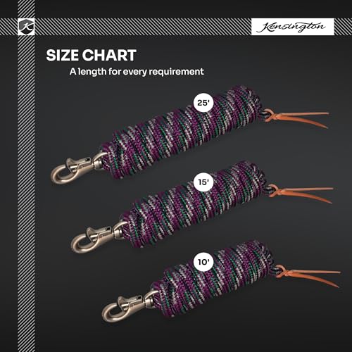 Clinician Tri Color Braided Training Lead, Bull Snap, 10 ft, Desert Sand | Heavy duty braided lead with swivel bull snap, balanced weight gives clear feel for groundwork and lunging