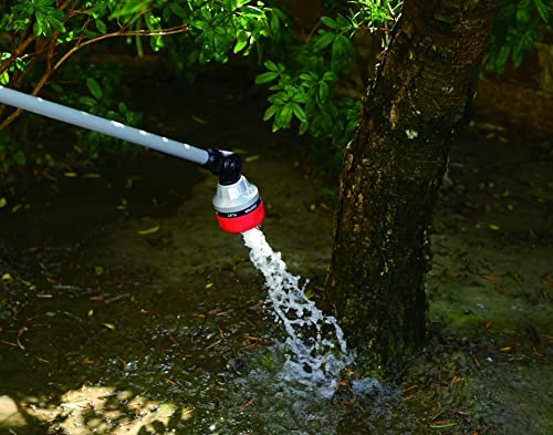 Eden 96618 Metal Thumb-Control 7-Pattern 33 in. Watering Wand | Heavy-Duty Water Sprayer for Hanging Plants, Gardens & Lawn Care, Quick Connect Set Bundle - style: Upgraded Version