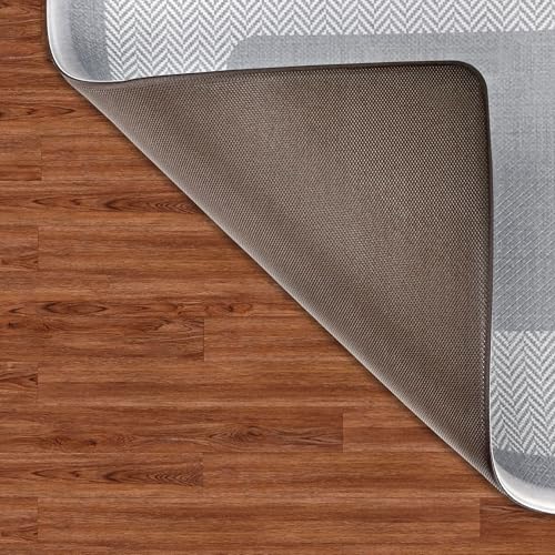 Chef Gear Hettie Anti Fatigue Cushioned Kitchen Mat 18"x32" Grey - color: Grey, size: 32"L x 18"W x 0.3"Th