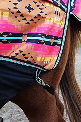 CHALLENGER 1200D Miniature Weanling Donkey Pony Horse Foal Winter Blanket - color: Desert Aztec, size: 48 Inches
