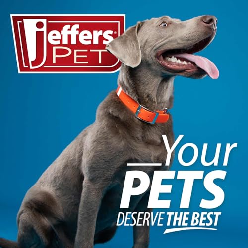 Jeffers Flat Back Pet Grooming Comb – Chrome Plated Steel Comb with Fine & Coarse Teeth for Dogs, Cats, Puppies – Detangling, Deshedding, Dematting Tool for Long or Short Hair - 6" L, 7/8" Teeth - size: 6"L