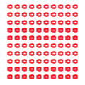Zerodis 100PCS 8mm Leg Rings, Plastic Identification Bands for Pigeons, with Reusable Easy to Install for Poultry Dove Marking (Red) - color: Red