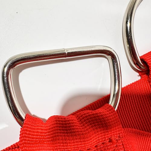 Calf Sling for Weighing, Lamb Weighing Sling, for Weight Small Animal, Livestock Sling for Calves, Lambs, Alpacas, Goats-Newborn & Small Animals Weighing Harness (Red) - color: Red
