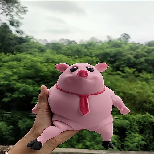Squishy Toys - Pink Squishy Pig Toy for Kids & Adults, Novelty Squeeze Toy for Stress Relief & Anxiety (Big) - style: Big