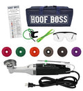 Horse Hoof Trimmers Kit, Complete 110V Electric Set with Supplies | Horse Hoof Trimming Tools, Farrier Tool Kit, Grinder Discs Included, Accessories Included