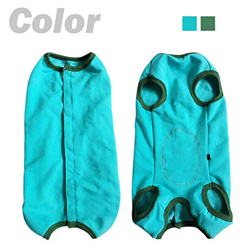 Dog’s Recovery Suit Post Surgery Shirt for Puppy, Wound Protective Clothes for Little Animals(Blue-xs) - color: blue, size: X-Small