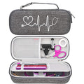 BOVKE Stethoscope Case for 3M Littmann Classic III Monitoring, Lightweight II S.E, Cardiology IV Diagnostic, MDF Acoustica Stethoscopes, Extra Room for Nurse Essentials and Supplies, Volcanic Grey - color: Volcanic Grey