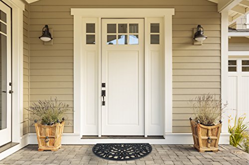 DII Rubber Doormats Collection All Weather, 18x30, Iron Heart - color: Iron Heart, size: 1'6" x 2'6" (Rectangular)