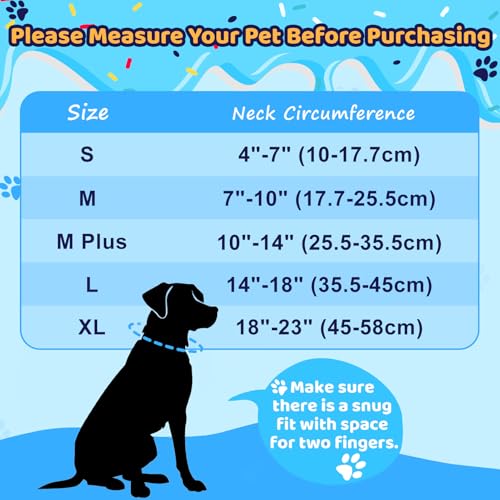 Grand Line Donut Inflatable Collar for Dogs and Cats, Soft Recovery Dog Cone After Surgery, Protective Pet Neck Cone for Small, Medium, Large Dogs, Not Block Vision (Blue, L) - color: Blue Donut, size: L (Neck:14"-18")