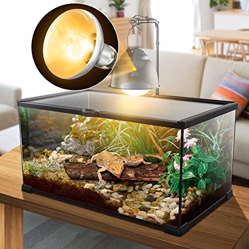 MIXJOY 100W Reptile Heat Lamp Bulb Full Spectrum UVA UVB Sun Light for Reptile and Amphibian Use - size: 1 Count (Pack of 1)