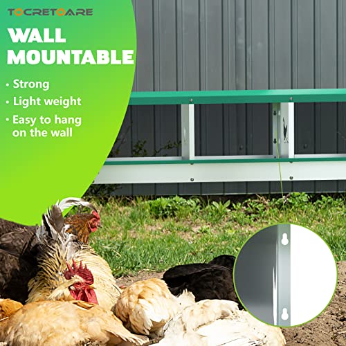 TOCRETOARE Chicken Nesting Boxes, 3 Hole Nesting Box for Laying Eggs, Heavy Duty Metal Nest Boxes for Chicken and Poultry to Collect Eggs, Chicken Laying Boxes Hens Chicken Coop Box - size: 29.0"L x 17.0"W x 14.0"H