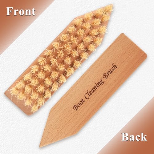 Heavy Duty Boot Cleaning Brush, Shoe Cleaning Scrubber Effectively Cleans Mud and Stones, Tough Bristle Scrubber for Muddy Boots Football Cleats Golf Shoes