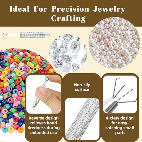 16G 18G Piercing Taper & Ball Grabber Tool -Flat Back Earrings Applicator Tool,Body Piercing Kit for Changing Jewelry