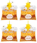 4 Pack Disposable Wasp Traps Outdoor Hanging Bags | Weatherproof Carpenter Bee Traps for Outside, Hornet & Yellow Jacket Trap, Wasp Catcher for Patio Garden Yard - size: 4 Pack
