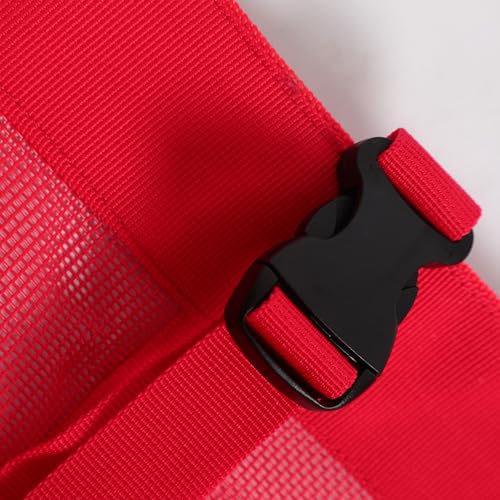 Calf Weighing Sling, Livestock Weight Sling for Lambs, Goats, Sheep & Piglets | Heavy Duty Animal Weight Scale Harness for Farm Use (Red) - color: Red