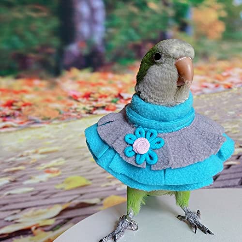 RRRIOT Parrot Neck Collar Pet Anti-bite Picking Feather Healing Protective Neck Cover Collar for Birds (2XL)