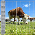 Cattle Farm Fence 4ft x 345ft Heavy Zinc Coating Galvanized Wire Fencing 16GA, for Goat Deer Yard Livestock Animals Protection - size: 4ftx345ft-16Gauge