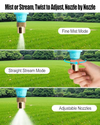 6-Nozzle Agricultural Spray Wand, 7.5Ft Boom Sprayer for Tractors & UTVs | Wide Coverage Sprayer Boom with Adjustable Nozzles from Fine Mist to Jet, Corrosion Resistant Universal Connector for Farm