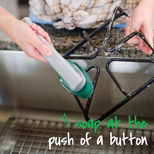 Scotch-Brite Odor Resist Heavy Duty Dishwand, 1 Dish Wand, Handles Tough Messes on Non-Coated Cookware, Oven Racks, Grills and More, Fits all Scotch Brite Refills - size: 1 Dishwand