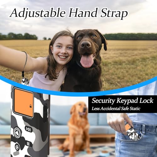 Htcuto GT1 Wireless Dog Fence for Dogs, 3500ft Outdoor Electric Dog Fence with 6100ft Remote Dog Training Collar, No Subscription, Ultrasonic/Vibration/Shock, Waterproof, 2-Dog System