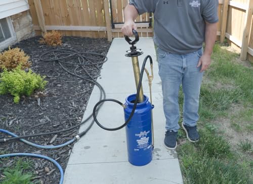 MARSHALLTOWN Industrial Concrete Sprayer, 3 1/2 Gallon | 3 1/2 Gallon Epoxy-Lined Tank, Brass Wand and Pump, Viton Seals, Concrete Cure, Sealer and Form Oil, 308S