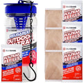 1 Reusable Outdoor Fly Trap with Chains with 5 Non-Toxic Dissolvable Bait Refills