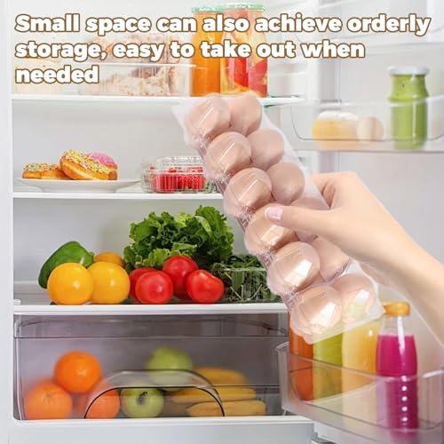 Plastic Empty Eggs Cartons 12 Count Clear Tray Bulk 160 Pack | 2x6 Grid Trays Egg Containers, Clear Stackable Fridge Storage for Chicken Farm Markets, Refrigerator Restaurant Use