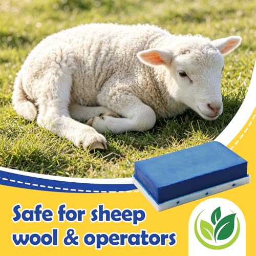 1 pcs Mark Harness Crayons for Sheep & Goat Breeding Marking Harness,Vivid and Long Lasting (Blue) - color: Blue