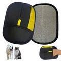 Pet Hair Removal Glove for Cat Dog, Cloth Fur Remover Brush, 2pcs | Washable, Magic Electrostatic, Reusable, Effortless Mitt Tool, Classic Black, Suitable for Furniture, Clothes, Carpet, Couch - color: 2pcs-Black