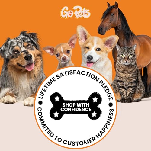 GoPets 2-in-1 Deshedding & Dematting Comb & Grooming Brush for Dogs & Cats | Double-Sided Dog Rake for Shedding, Pet Deshedding Brush, Undercoat Mat Dematting Tool for Long Haired Cats, Grooming Matting - style: 2-Sided Dematting Comb