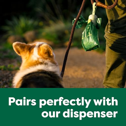 Earth Rated Dog Poop Bags on Refill Rolls, 120 Bags, Unscented | Guaranteed Leak Proof and Extra Thick Waste Bag Refill Rolls - size: 1 Count (Pack of 120)