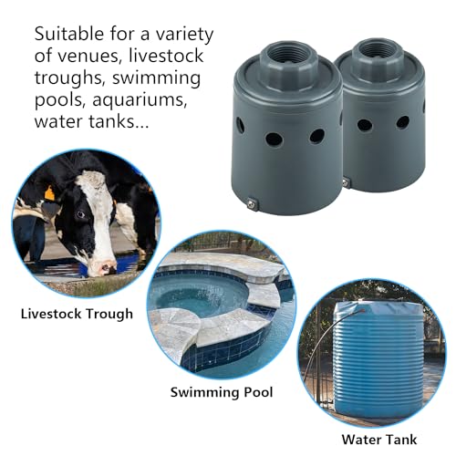 1-Inch Stock Tank Float Valve, Automatic Water Level Control | Replace OME 718H Water Trough Float Valve, Cattle Water Tank Float Valve, Livestock Water Tank Float，High-flow Design