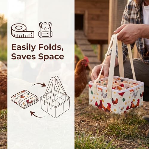 Egg Collecting Basket for Kids, Egg Collection Bag for Gathering Fresh Eggs - color: Color 8(2 Pack)