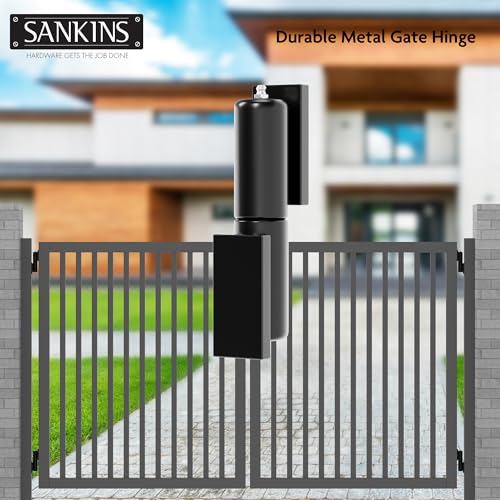 7" Heavy Duty Gate Hinges, Weld on Hinges 900lbs Capacity, Outdoor Trailer Gate Hinge, Barrel Hinges Heavy Duty for Trailer Ramp Outdoor Driveway Gate, 2 Pack - size: 7inch