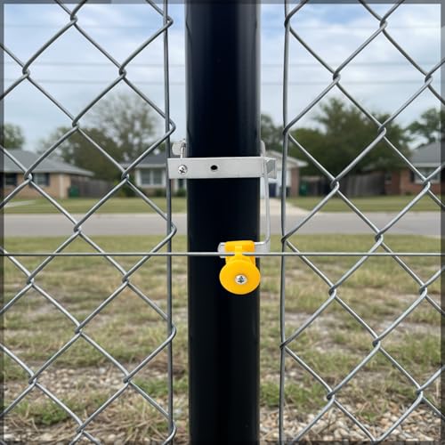 24pcs Electric Fence Insulator Tube Post Insulator for Chain Link Round or Square Tubing T Post Extended Wire Holders for Chain Link and T & U Posts Tubing Farm and Ranch Fence Systems