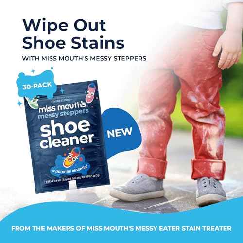 Miss Mouth's Messy Steppers Shoe Cleaner - style: 30 Pack Wipes