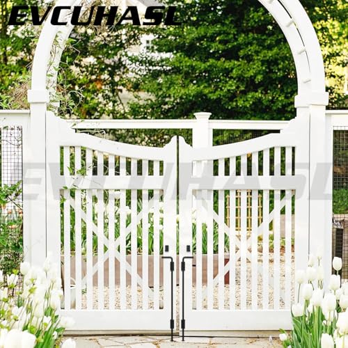 24" Cane Bolt Gate Drop Rod Heavy Duty Stopper Hardware, Gate Ground Latch for Wood Metal Vinyl Gates Doors, Gate Drop Pin for Holding Gate to The Ground, Black Finish-1 Pack - size: 24 Inch