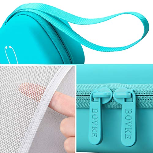 BOVKE Travel Carrying Case Compatible with 3M Littmann Classic III, Lightweight II S.E, MDF Acoustica Deluxe Stethoscopes - Extra Room for Medical Scissors EMT Trauma Shears and LED Penlight, Emerald - color: Pu Leather_Emerald