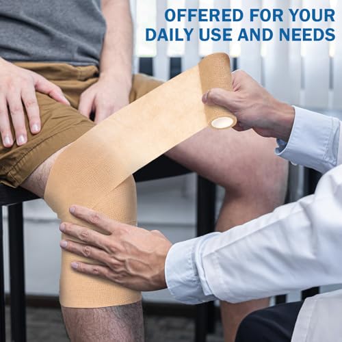 Treela 36 Pcs Self Adherent Bandage 4" X 5 Yard Wrap Breathable | Cohesive Bandage Elastic Adhesive Tape for Stretch Athletic Sports Wrist Ankle - color: Assorted Color, size: 4" X 5 Yard