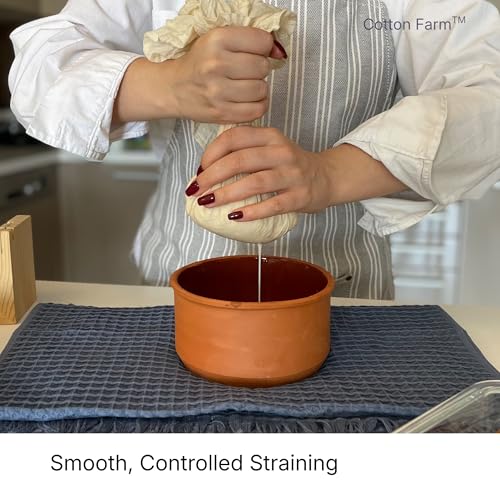Cotton Farm Grade 100 XL Cheese Cloth for Straining & Cooking; 45 Sq Ft (5x1 yards); 100% Unbleached Cotton Cheesecloth; Reusable with Finished 2 Edges; Ultra-Dense (the finest) Butter Muslin - size: 180 x 36 inch / 1 piece