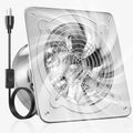 Voltset 10-Inch Exhaust Fan, Wall Mounted Extractor Fan with Switch | Metal Housing | High Airflow (988 CFM) | Pure Copper Motor | Built-in Backdraft Damper | Kitchen, Garage & Shed Ventilation - size: 10 Inch with Switch