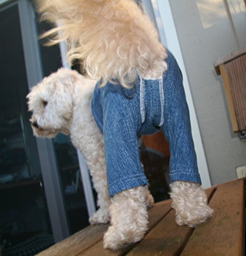 Original Dog Pants, E-Collar Alternative, Dog Diaper, Dog Pajamas, Medium Dog, Blue - color: Blue, size: Medium