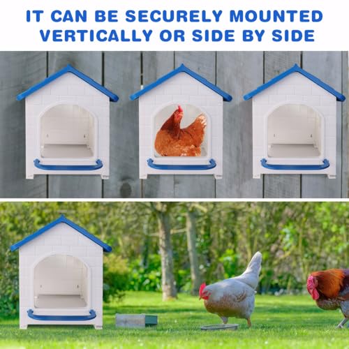 Waterproof Chicken Nesting Boxes for Chickens, Nesting Box for Laying Eggs, Washable Nesting Pad, Wall or Ground Mounted, Indoor & Outdoor Laying for Chicken, Duck, Rabbit, Poultry (1 Pack)