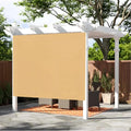 SUNNY GUARD Shade Cloth 3'x8' FT HC-091 Sun Shade Cover Tarp, Sand | 90% UV Block HDPE Sun Shade Screen Fabric Tarp with Grommets for Pergola, Backyard & Garden, Custom Sizes - color: Sand, size: 0 3'×0 8'