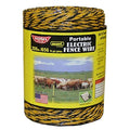 Baygard Electric Fence Yellow/Black Wire - 656 Feet 00121 - size: 656 ft.