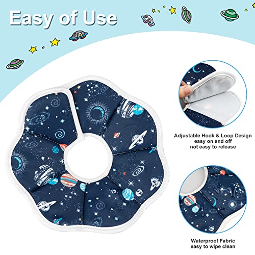 Depets Cat Cone Soft, Adjustable Recovery E-Collar for Pet Neck Size 9.5 in | Lightweight, Waterproof, Easy to Clean, Fits Kittens, Puppies, Rabbits after Surgery or Grooming, Prevents Licking Wounds
