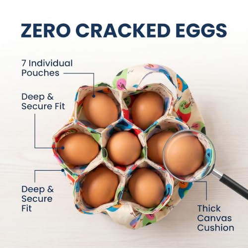 Egg Collecting Basket, Large Egg Collection Bag for Gathering Fresh Eggs - color: Color 3